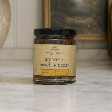 Homemade Amaretto Peach Pecan Preserve