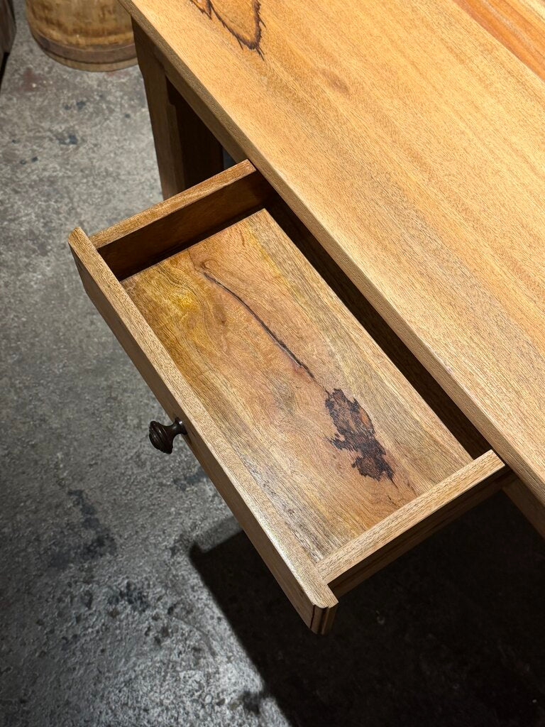 Recycled Wood 2 Drawer Console Table