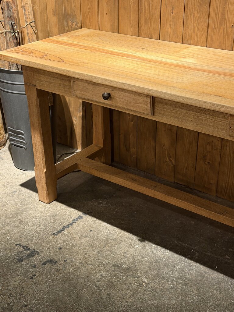 Recycled Wood 2 Drawer Console Table