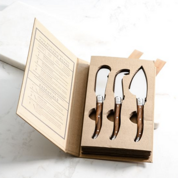 Wood Grain Cheese Knife Set
