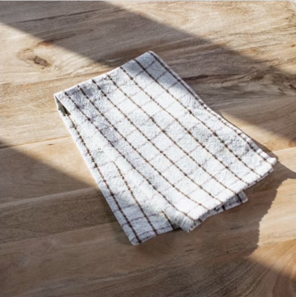 Brown Check Towel
