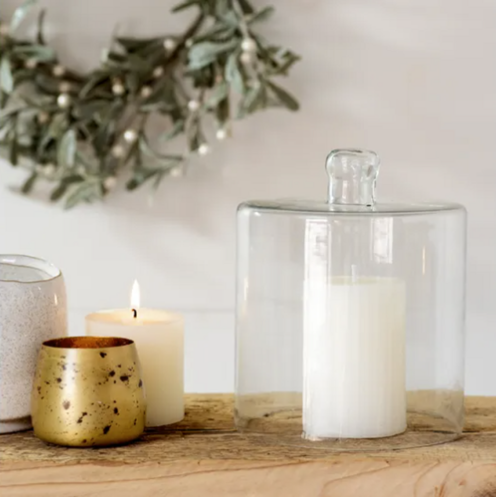 Clear Bell Jar - 8"