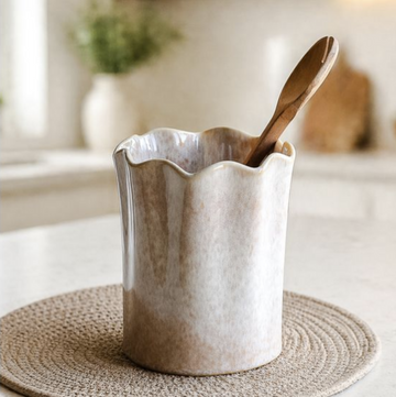 Scalloped Edge Vase