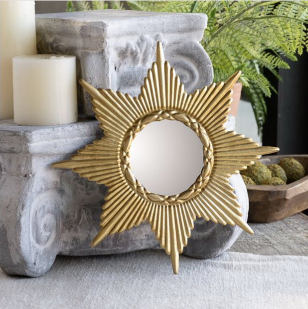 Sunburst Iron Mirror