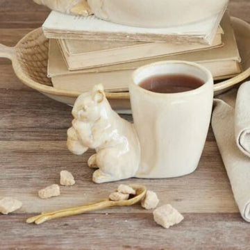 Stoneware Squirrel Mug