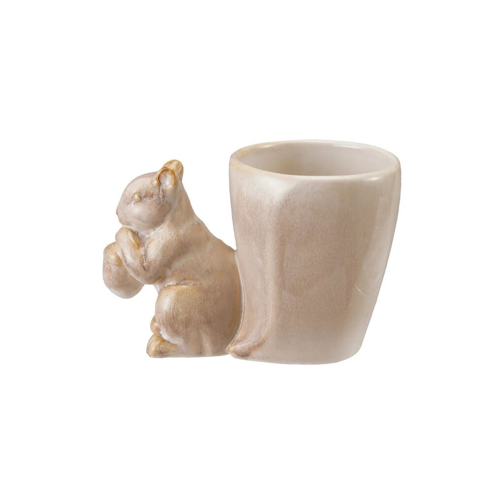 Stoneware Squirrel Mug