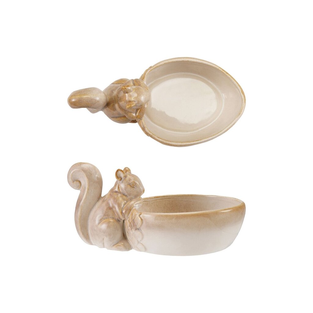 Stoneware Squirrel Bowl