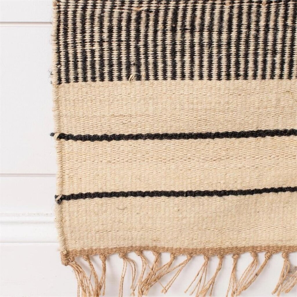 Shadow Stripe Jute Rug - 5x7'