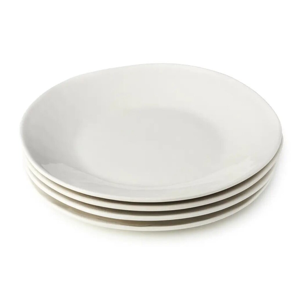 Linen Cream Dinner Plate