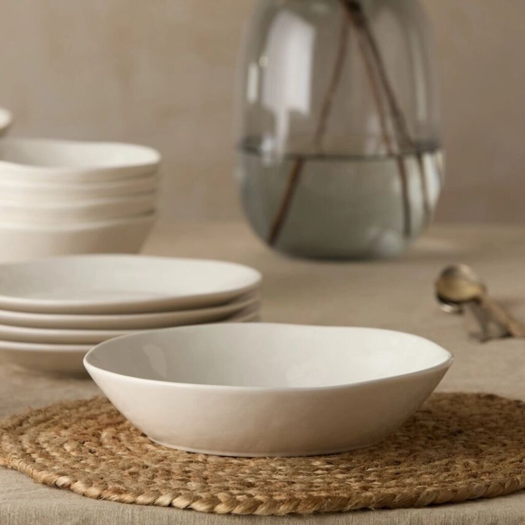 Linen Cream Soup Bowl