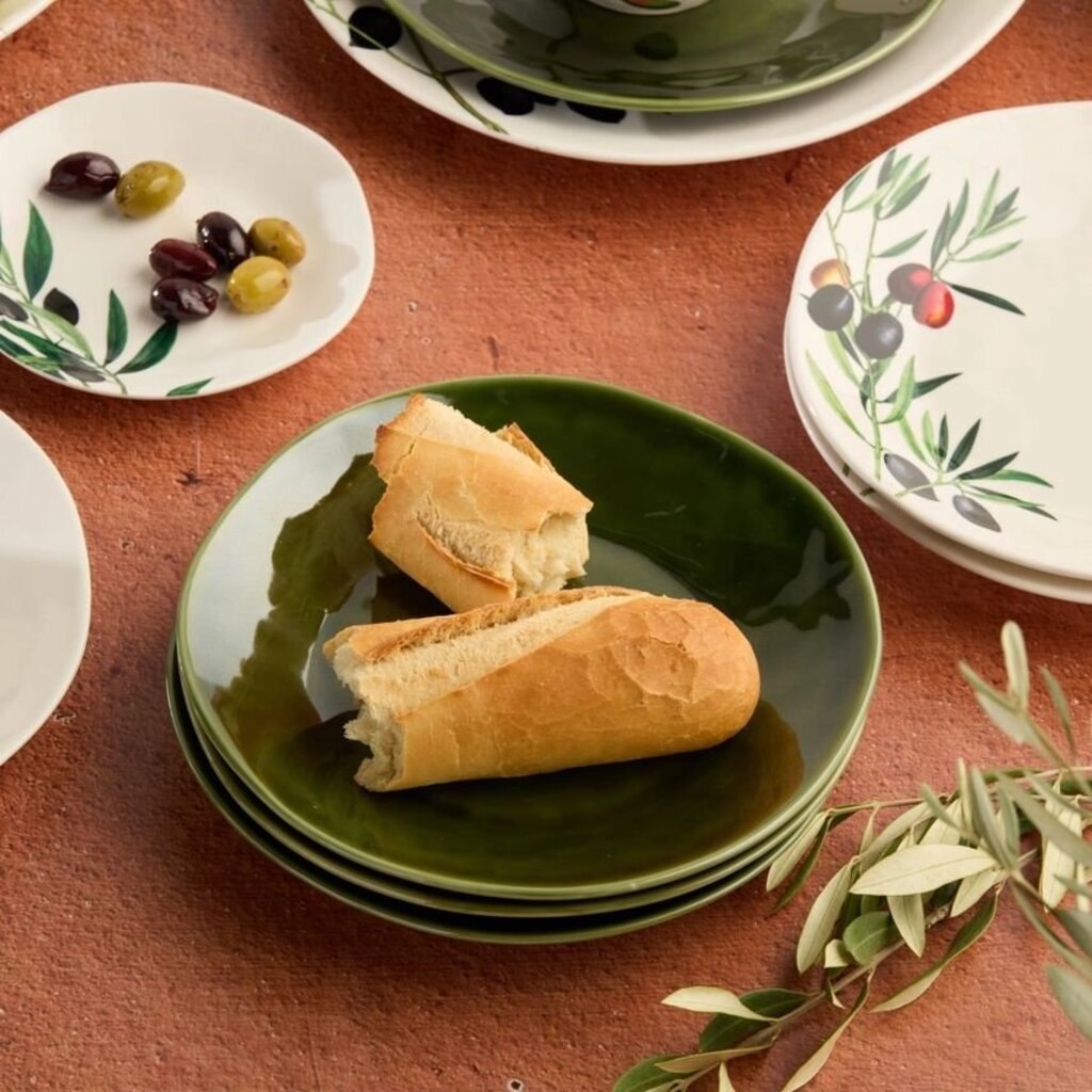 Verde Green Salad Plate