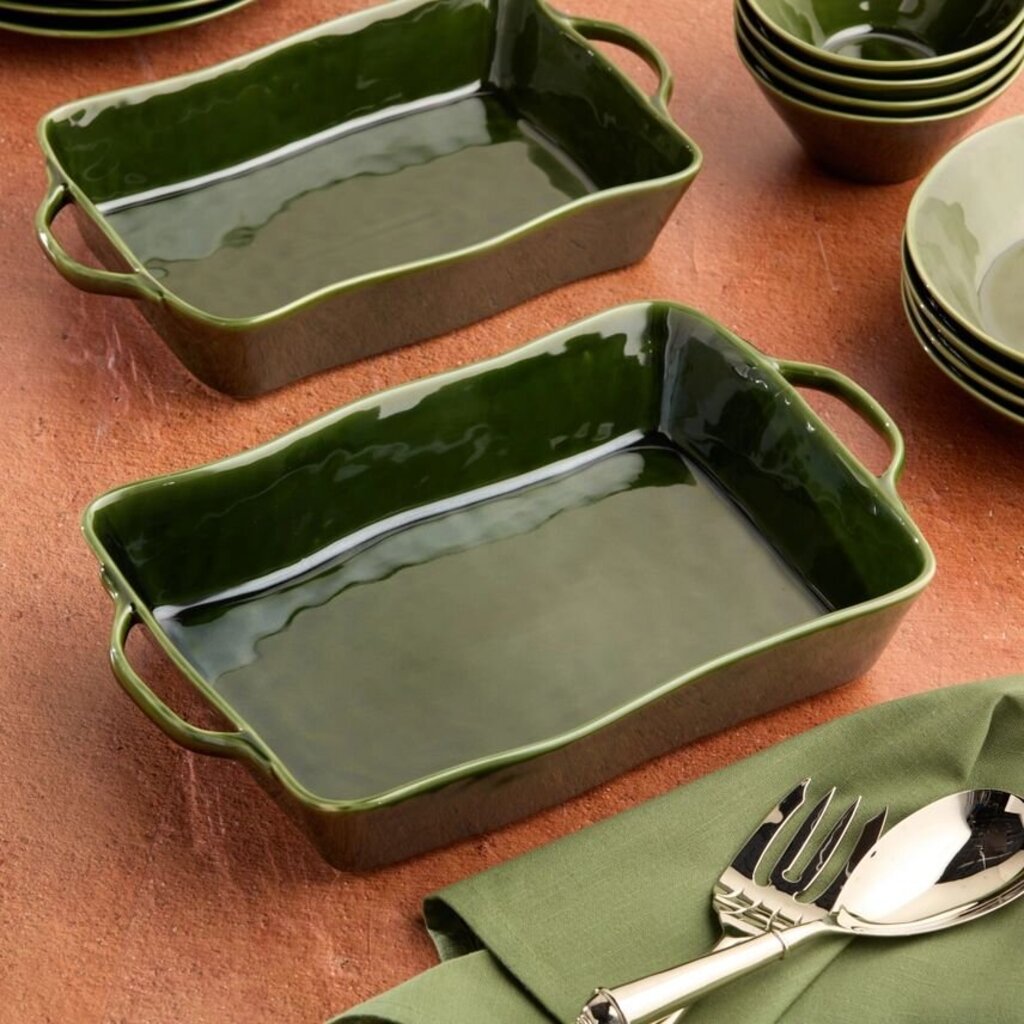 Verde Green Rectangular Baker