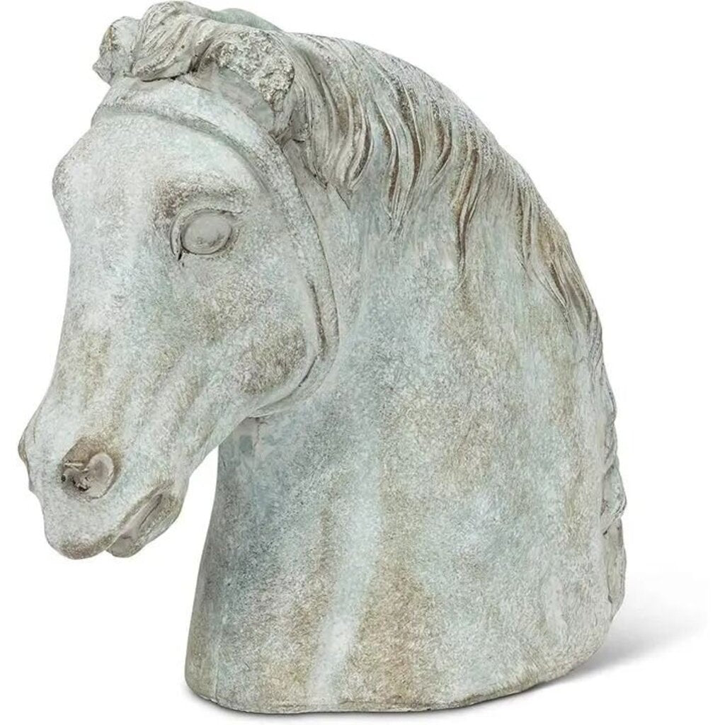 Cement Horse Head Planter