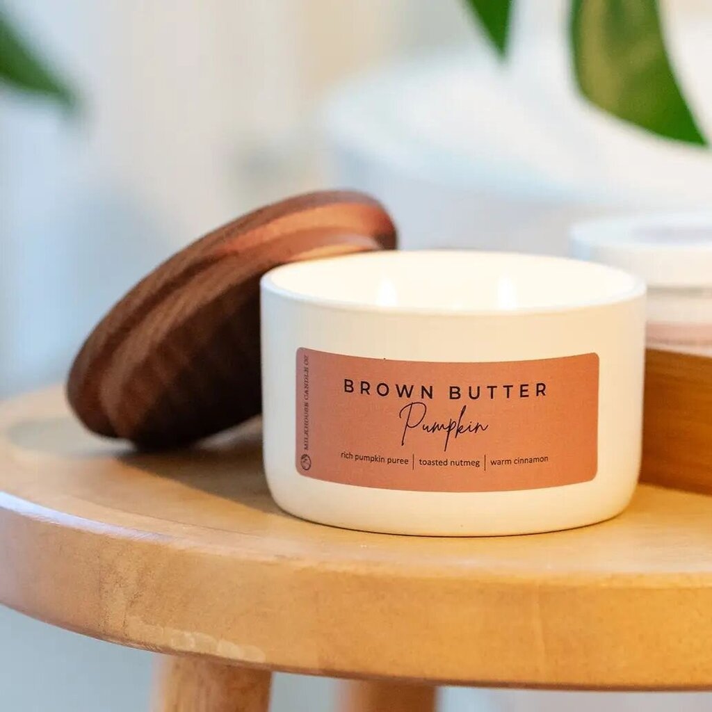 Brown Butter Pumpkin Soy Wax Candle