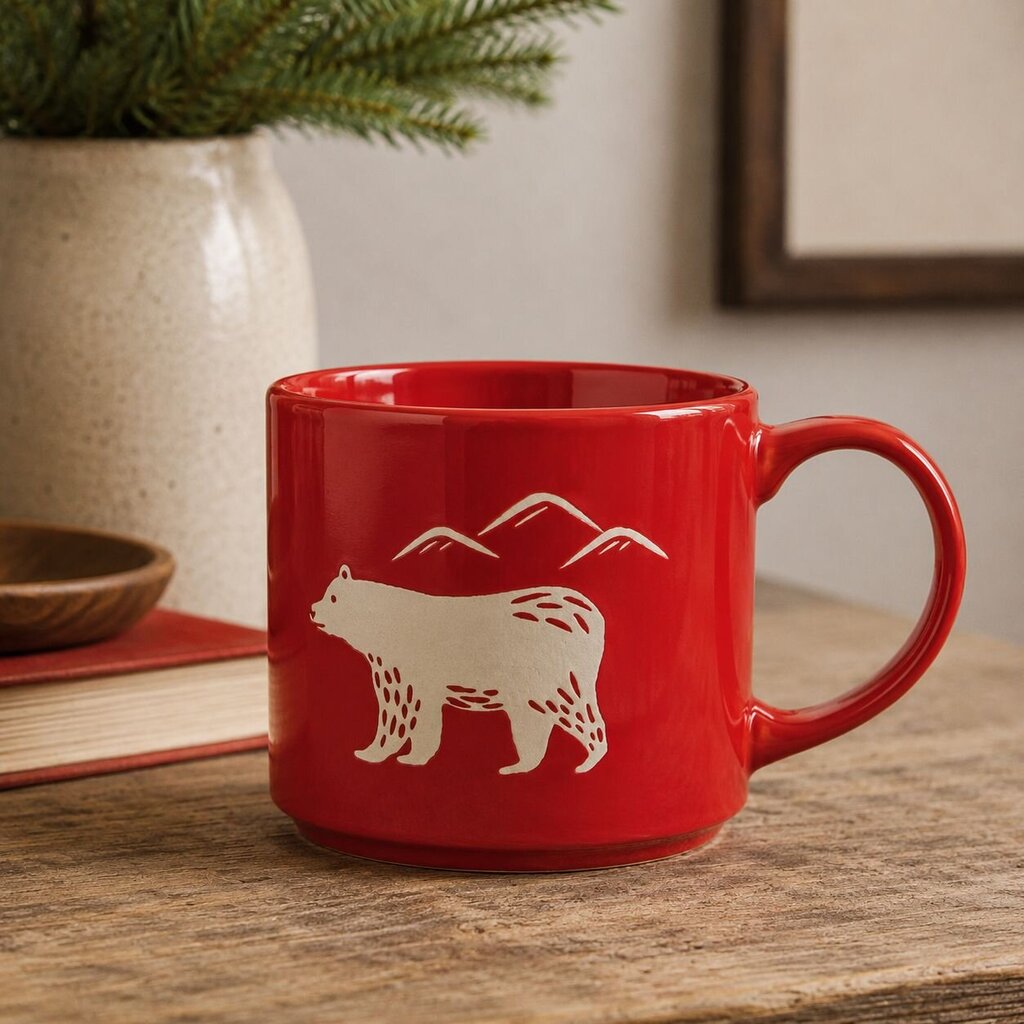 Wild Red North Bear Stacking Mug