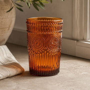 Umber Glass Drinking Cup