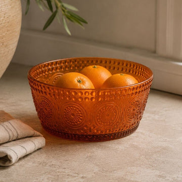 Umber Glass Bowl