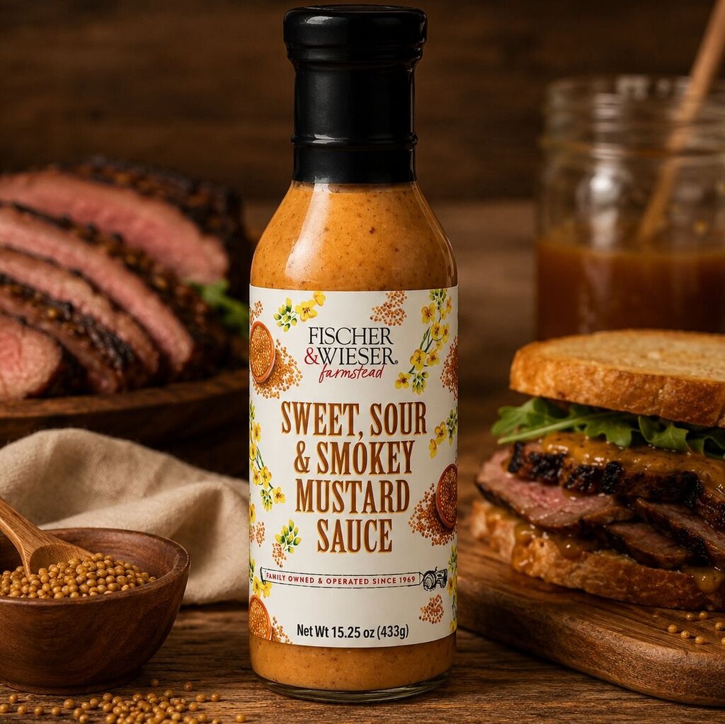 Sweet , Sour & Smokey Mustard Sauce