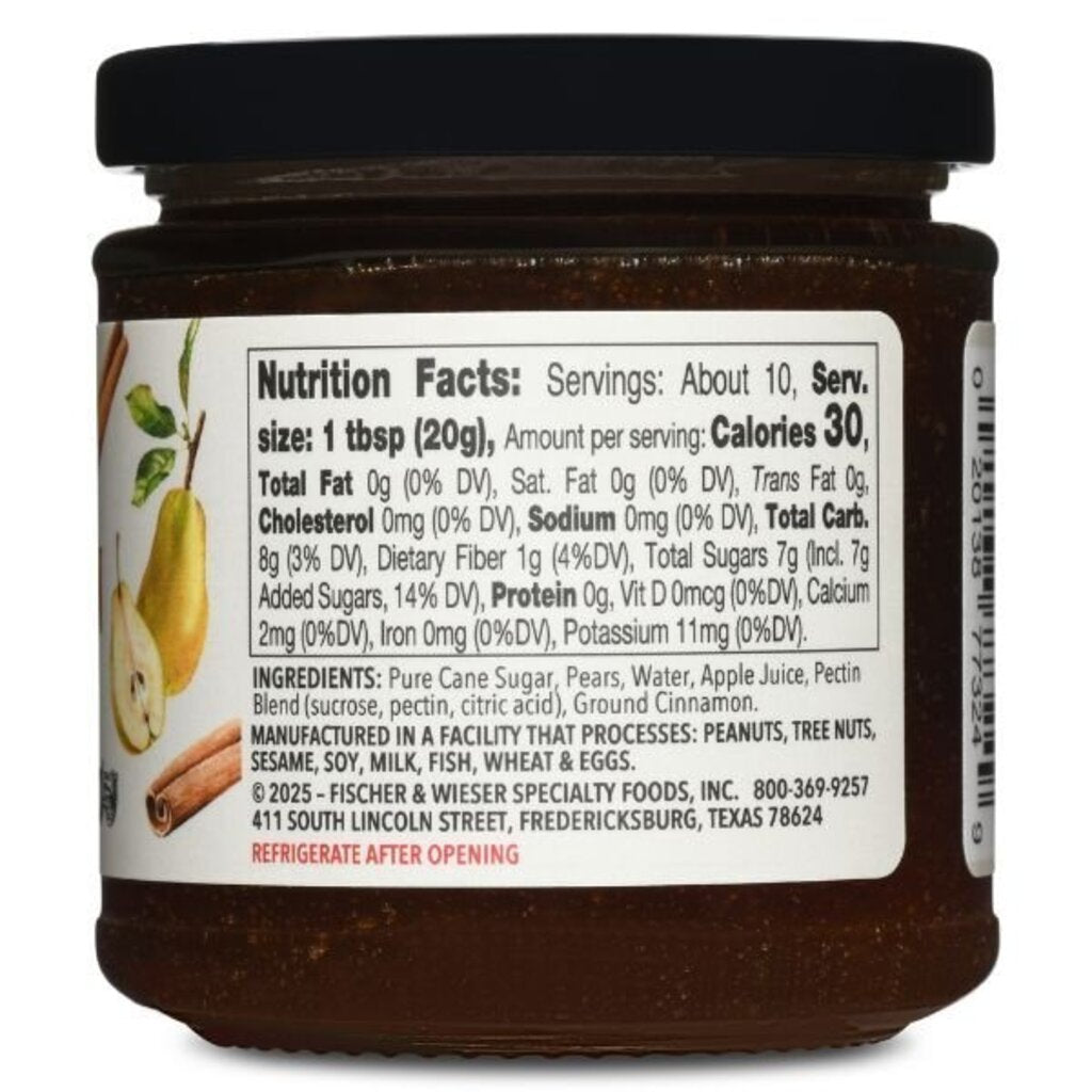 Toasted Cinnamon Pear Preserves