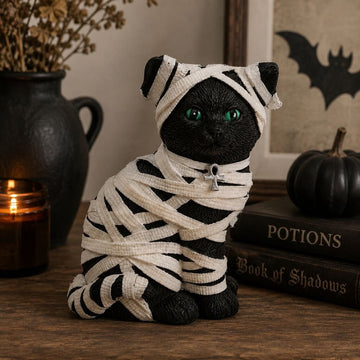 Mummy Cat Figurine