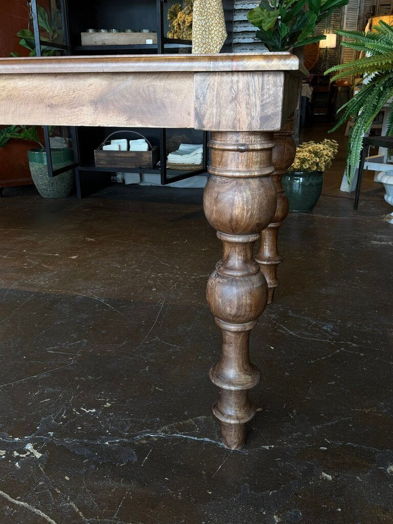 Wooden Spindle Leg Table