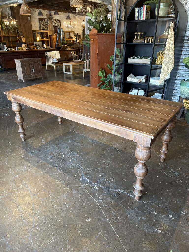 Wooden Spindle Leg Table