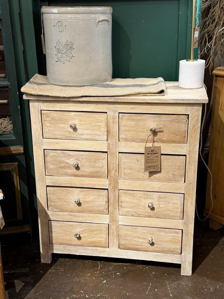 Wooden Chest of 8 Drawers