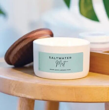Saltwater Mist Soy Wax Candle- 10oz