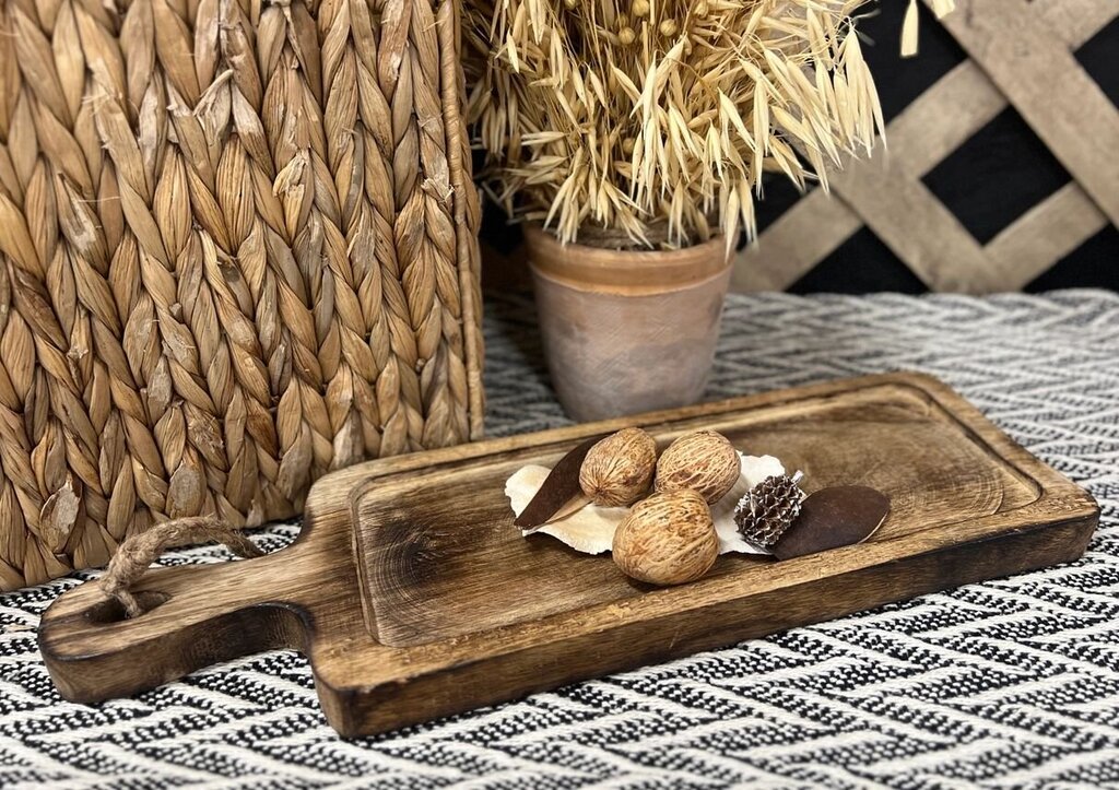 Dark Wood Chopping Tray