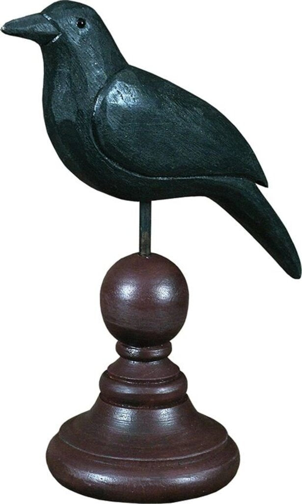 Cute Crow On Spindle
