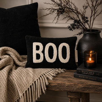 Black BOO Pillow