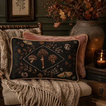 Moody Mushroom Pillow
