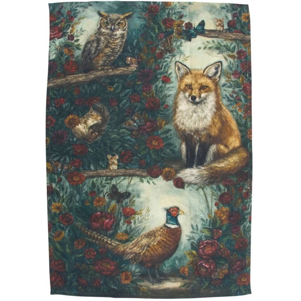 Fall Woodland Kitchen Towel