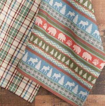 Woods Jacquard Dishtowel