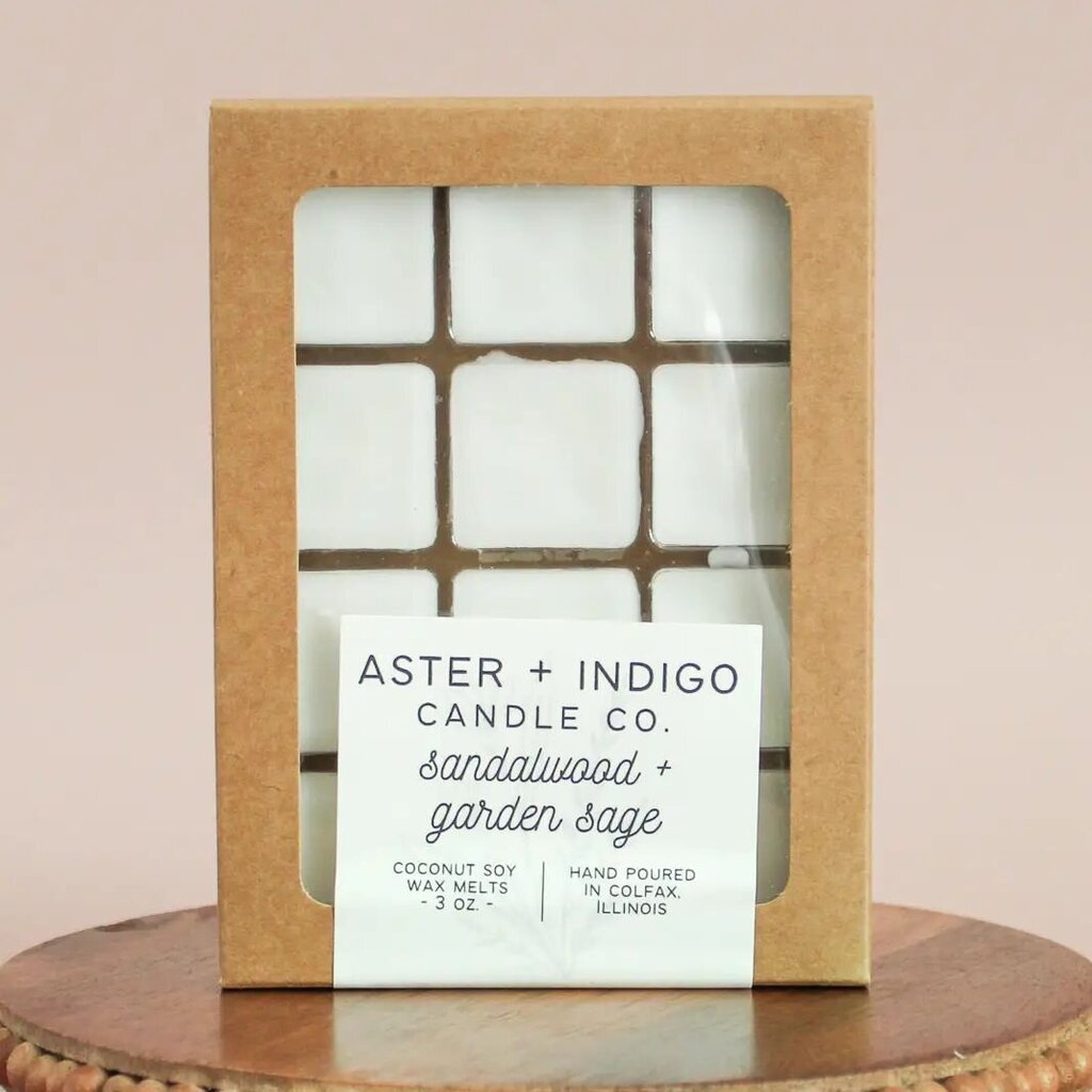 Sandalwood +Garden Sage Coconut Soy Wax Melts