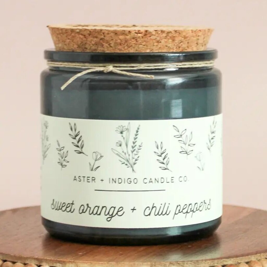 Sweet Orange + Chili Peppers Soy Candle