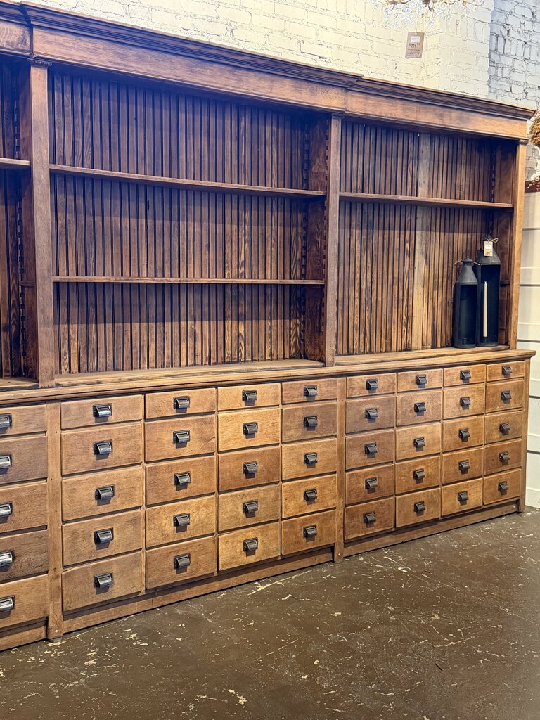 Old Texas Apothecary w/ 60 Drawers