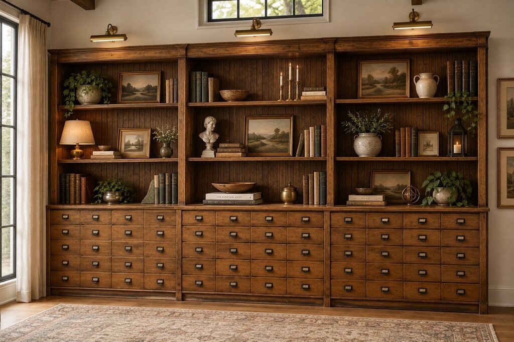 Old Texas Apothecary w/ 60 Drawers