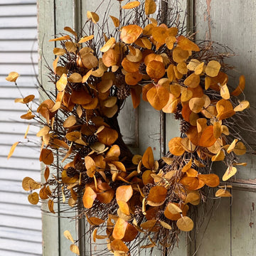 Penny Leaf Wreath - 26"