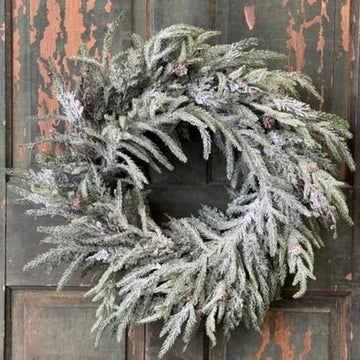 Snowdrift Norfolk Pine Wreath