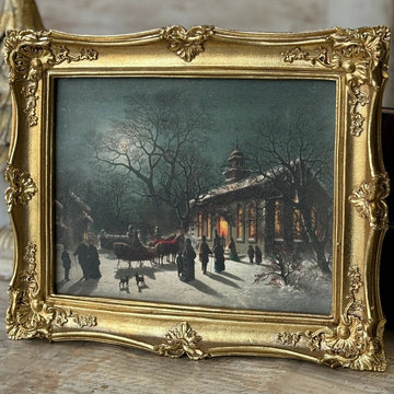 Winter Township & Warm Tidings Framed Art