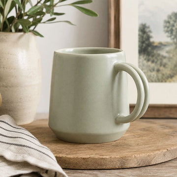 Double Handle Sage Mug