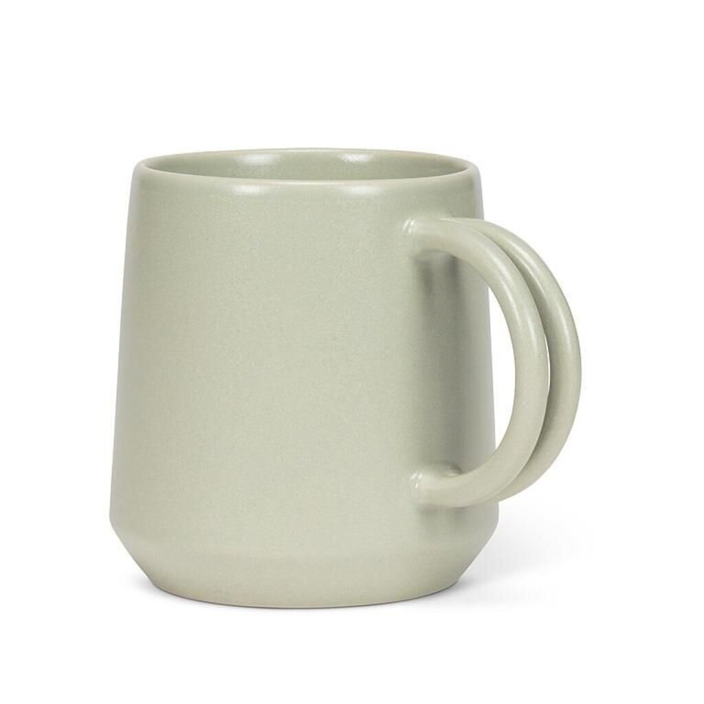 Double Handle Sage Mug