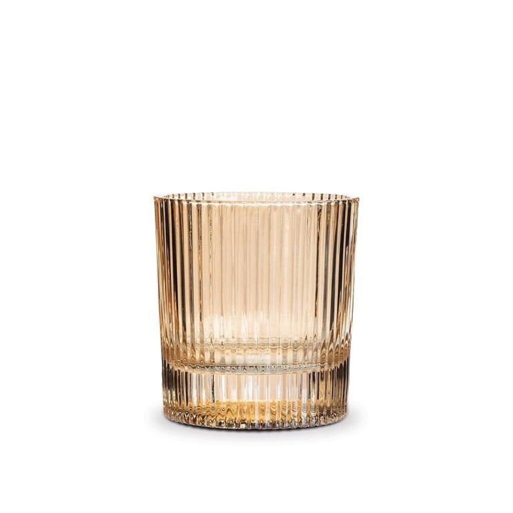 Vertical Amber Optic Tumbler