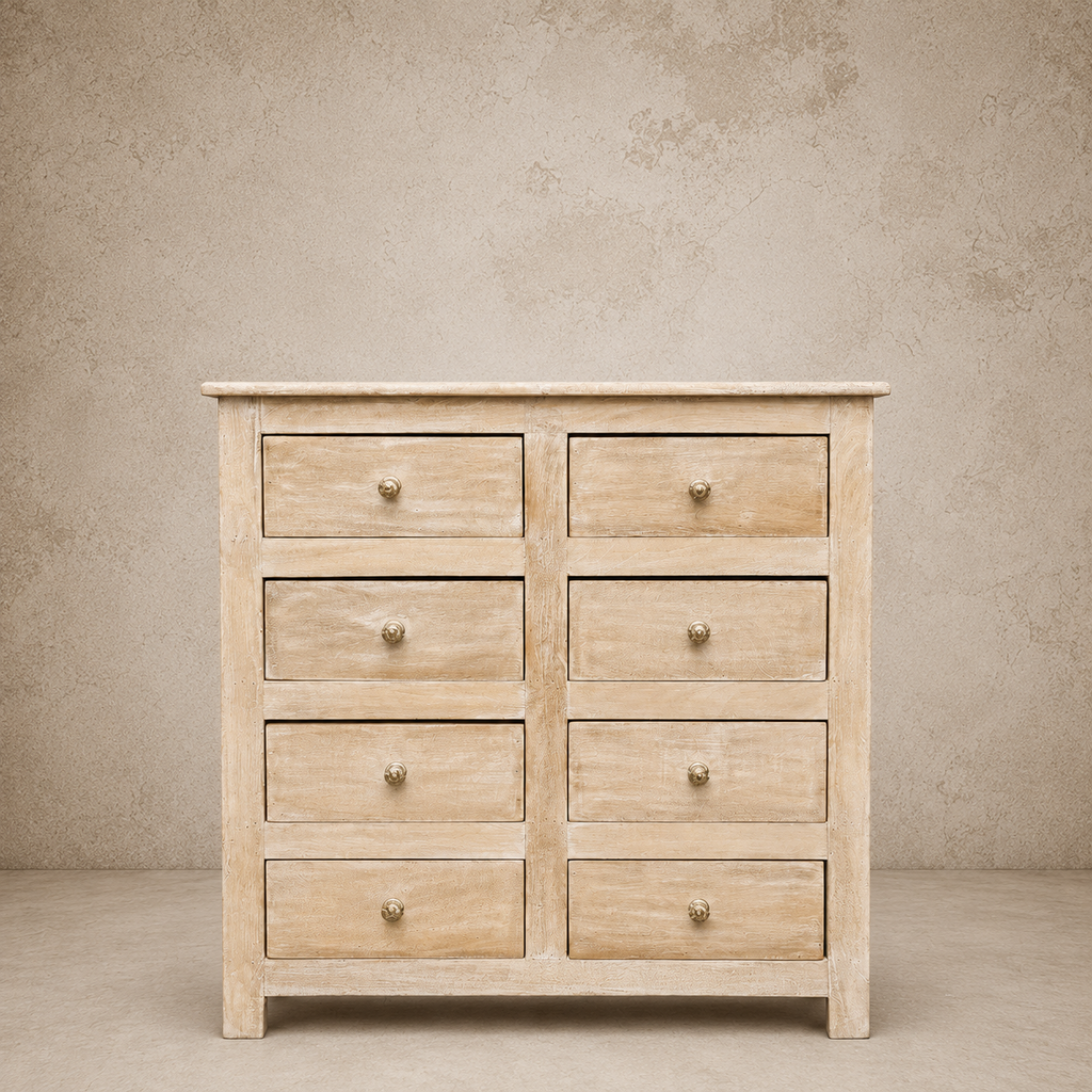 Wooden Chest of 8 Drawers