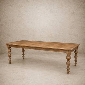 Wooden Spindle Leg Table