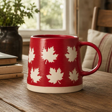 Red Maple Leaves Mug