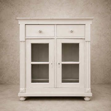 Beautiful White European Cabinet