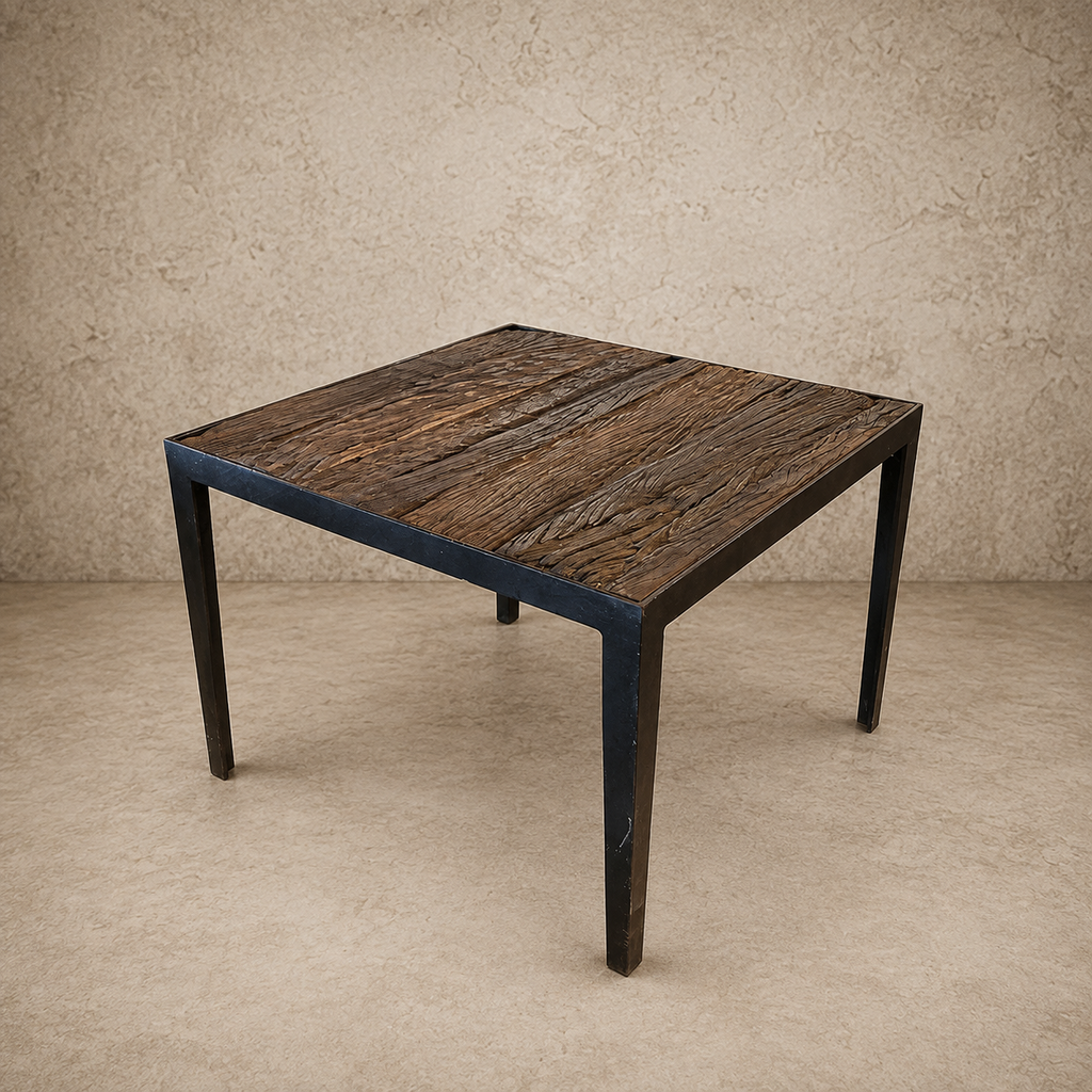 Iron + Wood Coffee Table