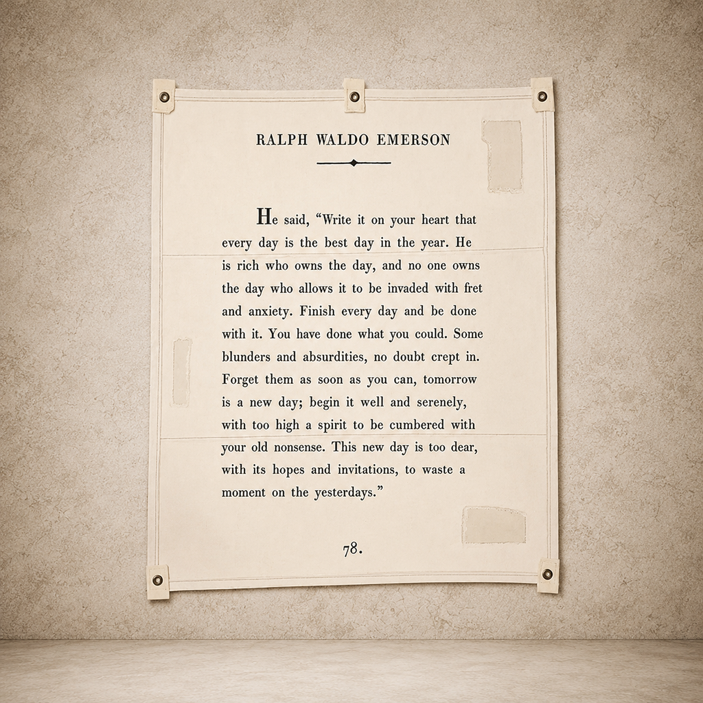 Ralph Waldo Emerson Wall Tarp